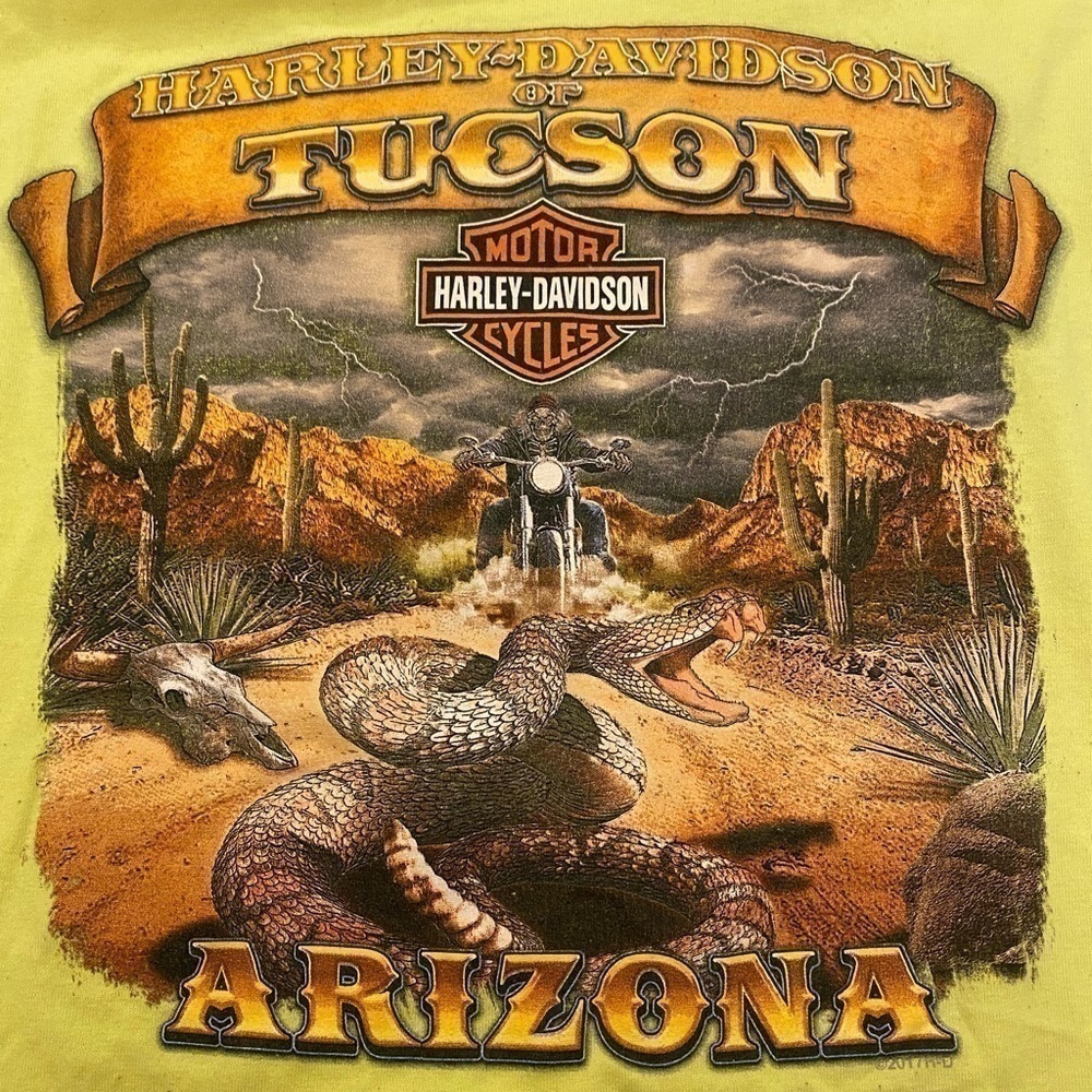HARLEY-DAVIDSON 2017 Men’s Arizona Short Sleeve T-Shirt, Men’s Large. - Picture 6 of 6